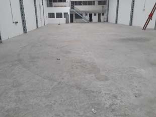 Recuperação de piso de concreto